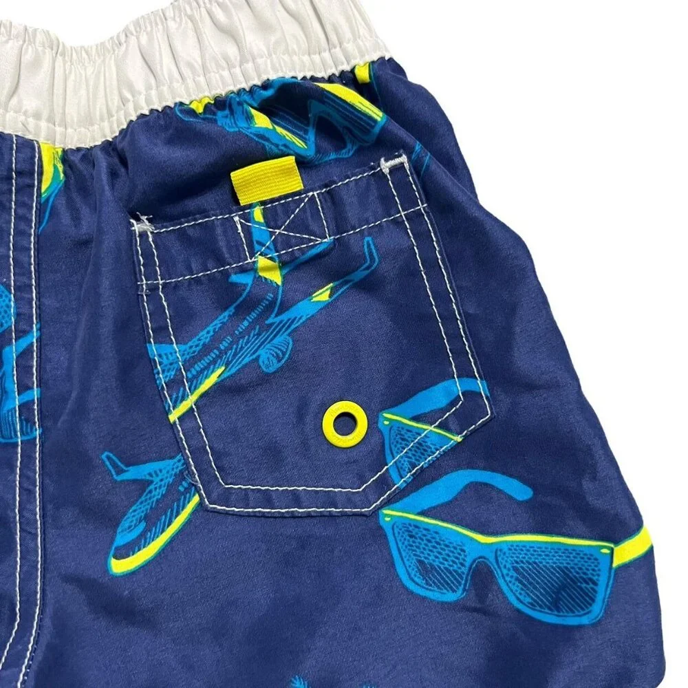 Mini Boden 3-4Y Shark Swim Trunks